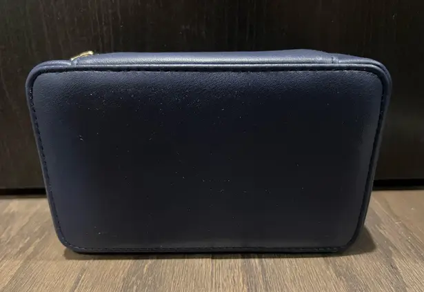 Missoni Exclusive Delta One Amenity Kit Blue Leather Travel Case Cosmetic Bag