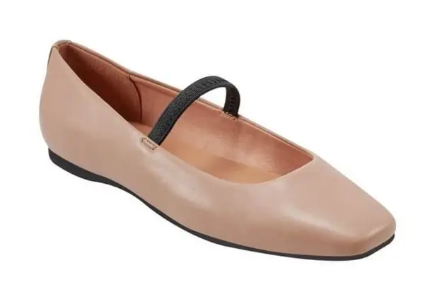 Indigo rd. Nelsan Women’s Blush Square Toe Slip-On Ballet Flat Size 8.5