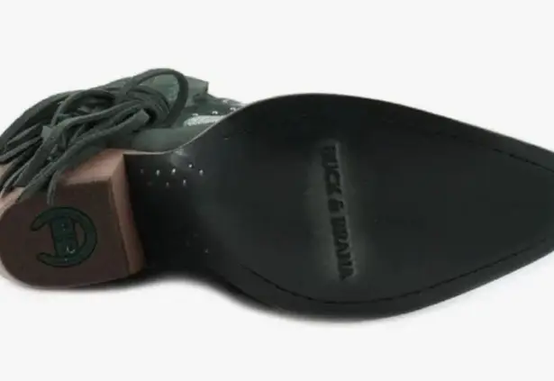 Buck & Brana Women's Morgan Western Leather Boots Woman’s 9.5 Green