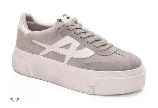 Ash Women's Starmoon Platform Sneakers Lace Up Platform Size 41 US 9.5 Shadow