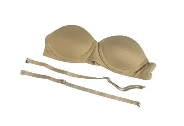 Maidenform Womens 34A Nude Padded Underwire Push-Up Bra Removable Straps