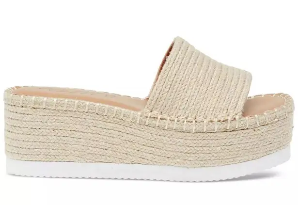 Wild Pair Shermer Slide Espadrille Platform Wedge Sandals, Size 11 NEW in Box