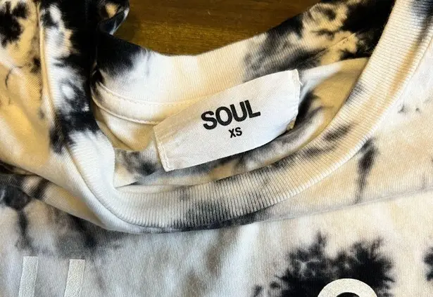 SoulCycle Soul  Oversided Crop Tee T-Shirt Tie Dye Logo XS