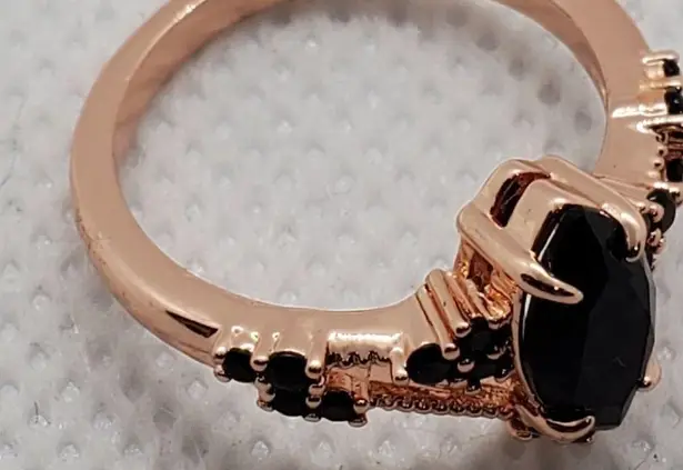 Fragrant Jewels  Rose Gold & Black Ring