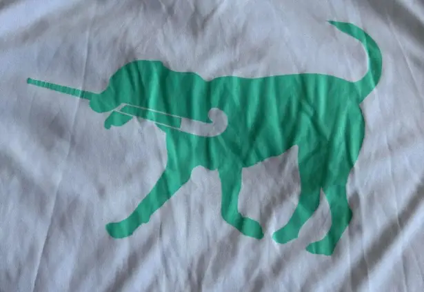 Field Hockey Dog Graphic Long Sleeve T