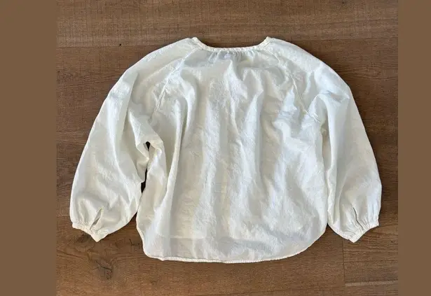 Outerknown button down 100% cotton blouse