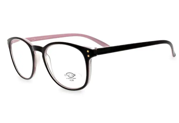 Oscar de la Renta O BY 50MM Oval Optical Glasses BLACK , 2.0 NWT in case