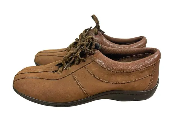 Esprit Easy Women’s Brown Soft Suede Lightweight Tie Casual Loafer Shoes 10M