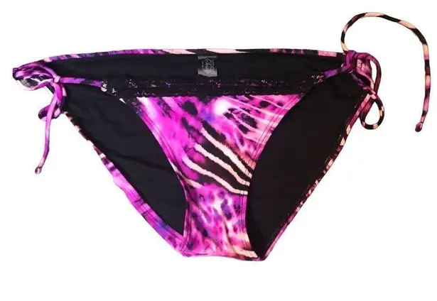 Smart & Sexy  tie dye pink purple white black bikini bottoms