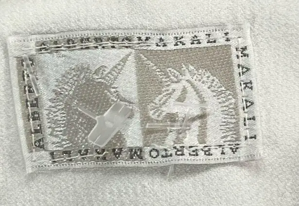 Alberto Makali Blazer Jacket Womens S White Black Floral Lace Trim Y2K Romantic