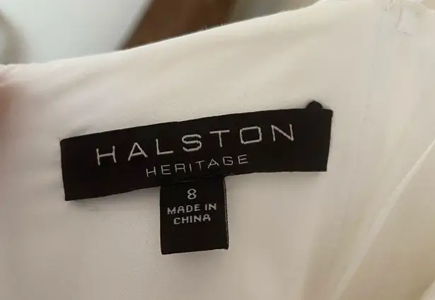 Halston Heritage Strapless Fit & Flare Dress 8