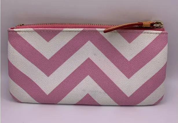 Dooney & Bourke  Pink White Pouch Make Up / Cosmetic Case