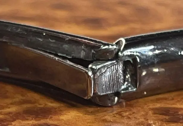 Bronze Italy Mail Bangle Bracelet