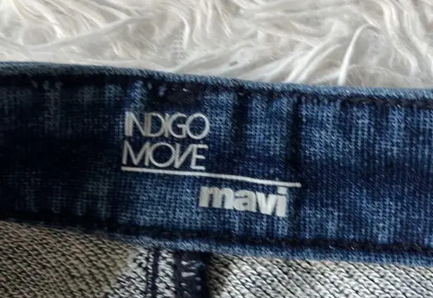 indigo. Mavi Move Corina high rise Skinny Jeans in blue size 27