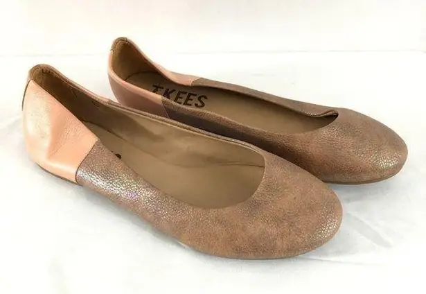 Tkees Womens Ballet Flats Slip On Leather 6