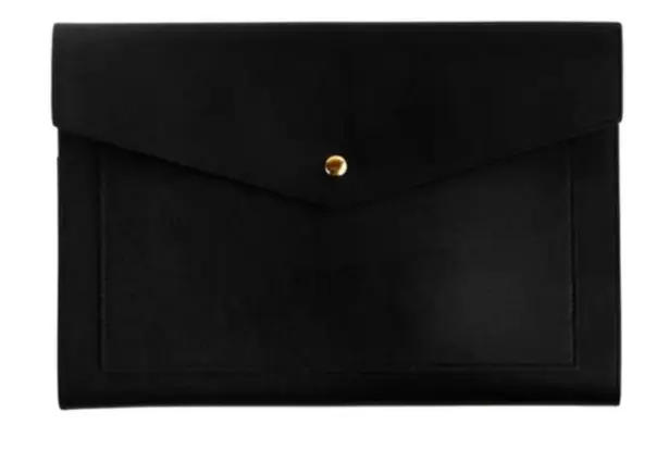 Glass Ladder & Co The Megan Clutch Black