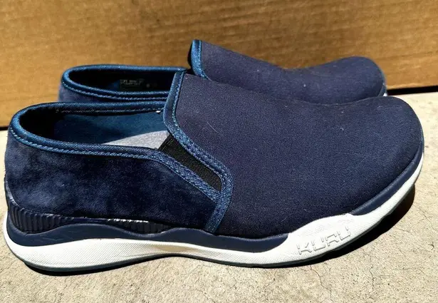 Kuru Cruise Slip On Sneakers Casual Walking Shoe Suede Leather Blue 8
