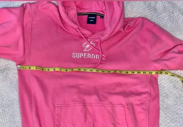 Superdry Pink Hoodie sz XS oversized