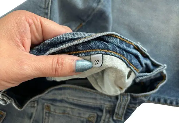 Revolve Boyish The Zachary Best Foot Forward Slim Fit Jeans Size 27 Blue