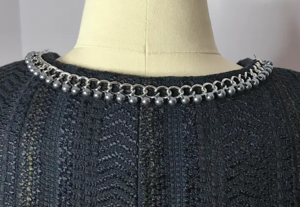 Karl Lagerfeld Paris Tweed Blazer Jacket