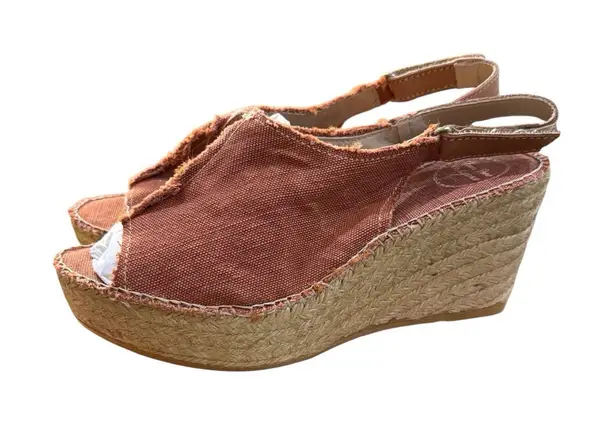 Toni Pons 'Lugano' Espadrille Wedge Sandal (Women) Brandy Size 39 US 8