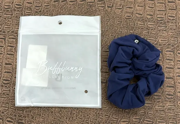 Buffbunny Collection Midnight Navy Scrunchie NWT
