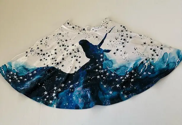 Blackmilk x Lora Zombie Cosmic Unicorn Velvet Skirt, M