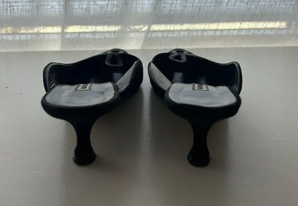 Manolo Blahnik Suede Leather mule slides Size 38 - Image 5