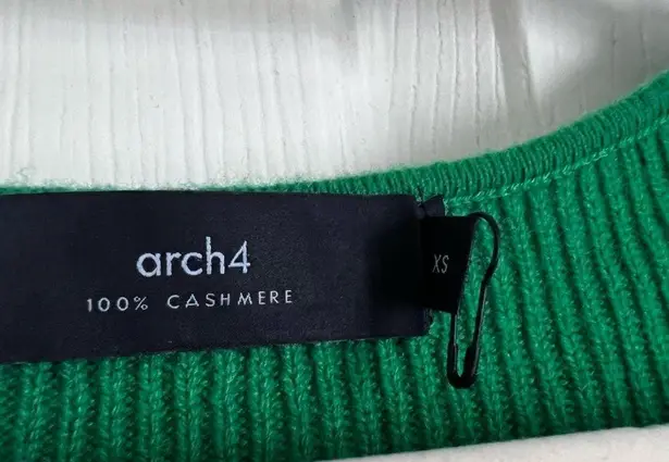 arch4 Cashmere Coco Midi Dress in Emerald Green XS