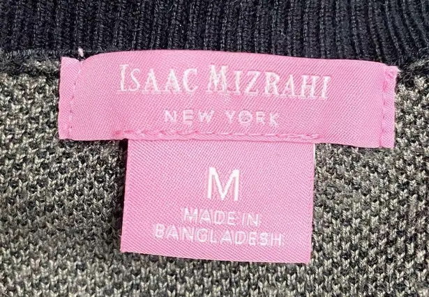 Isaac Mizrahi New York Black Green Camo Pullover Sweater Women’s Size Medium