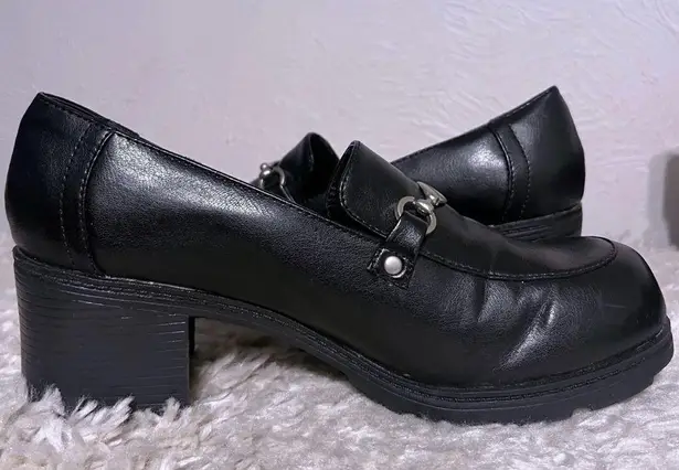 Lower East Side  90s Y2K Chunky Platform Steampunk Goth Shoes SZ 10 Lug Sole