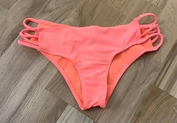 Hollister NWT  neon orange bikini bottoms