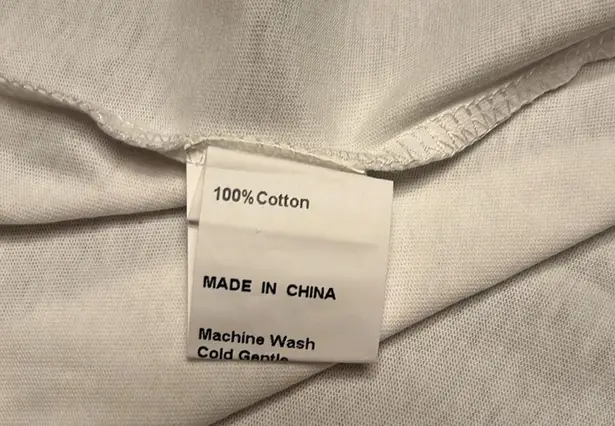 BTFBM women’s Midi swing flowy dress tiered cotton white Size S NWT