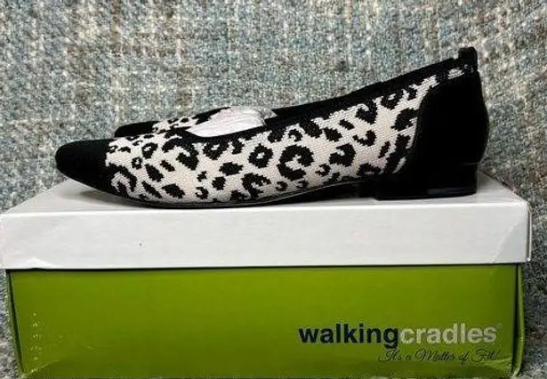 Walking Cradles Rory Padded Flats in Leopard/Black (Wide) Size undefined