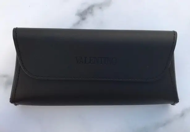 Valentino Garavani NIB Valentino Glamgloss women’s square metal pink Mirrored shield sunglasses