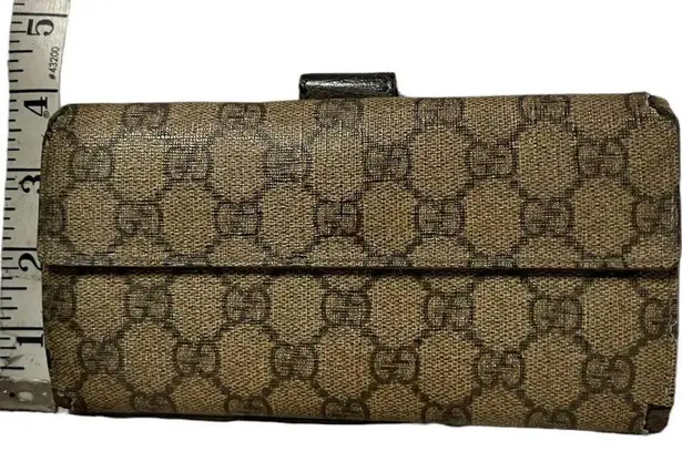 Gucci vintage GG Coated Canvas exterior FLAWS