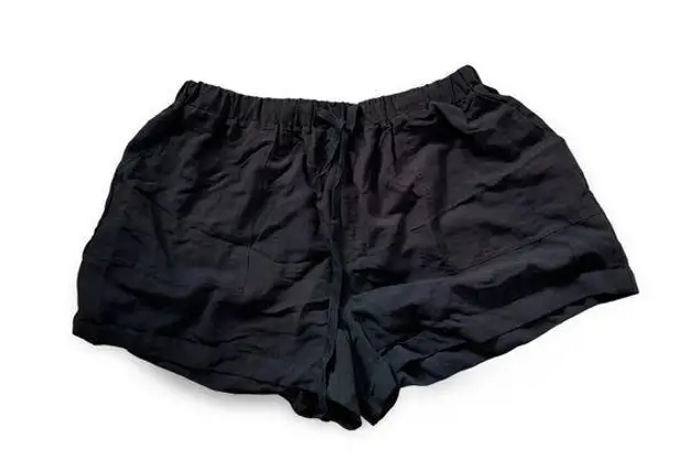 Kori  NWT Black Linen Shorts