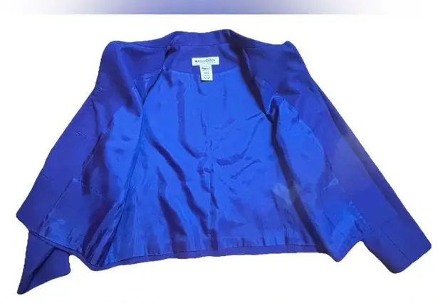 appleseed's Jacket Womens 100% Virgin Wool Coat Blazer Blue Button Up Size 10P