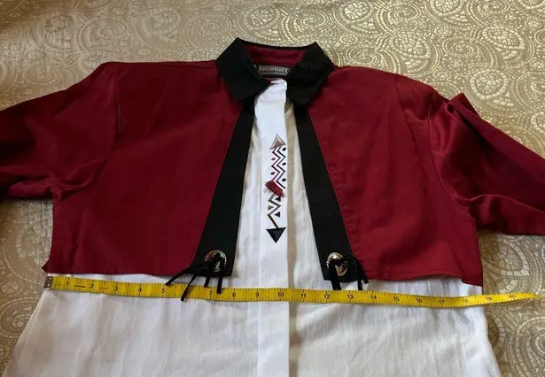 Vintage Rodeo Burgundy Shirt Roughrider by Circle T, Women’s size Small Black