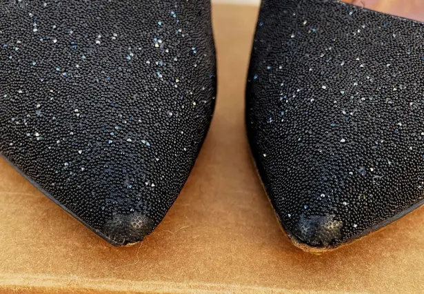 Valentino Garavani Valentino women’s lace and caviar crystal pumps size IT 36.5 US 6.5