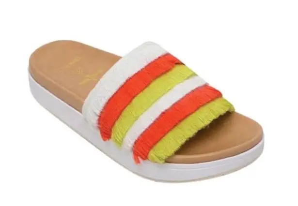 Lottie Moss NEW  X - Ashlynn Fringe Slide Slide - Image 2