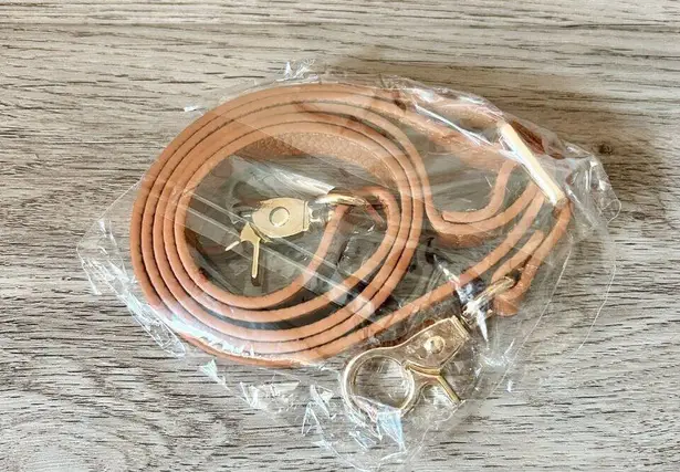 Laggo Joyce Hobo Leather Bag in British Tan NWOT Brown