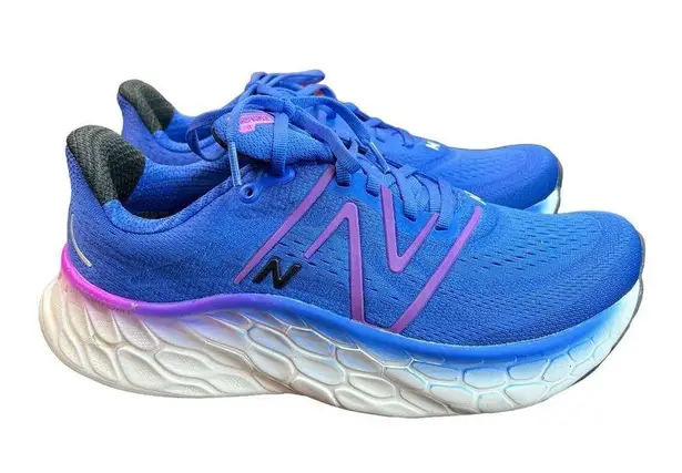 New Balance  Fresh Foam X More V4 Running Womens 10.5D Marine Blue Rose WMORCT4