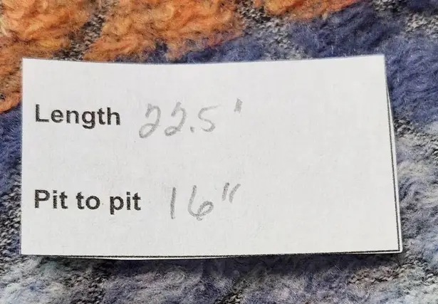 INC International Concepts Gray and Orange Aztec Vest with Fringe Size Medium