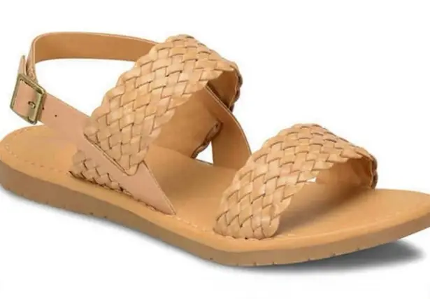 Kork-Ease Korks Callista Braded Leather Sandal in Natural Tan Size 6M