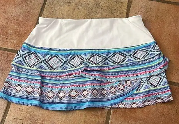 lucky in love tennis, golf, pickleball skort size M