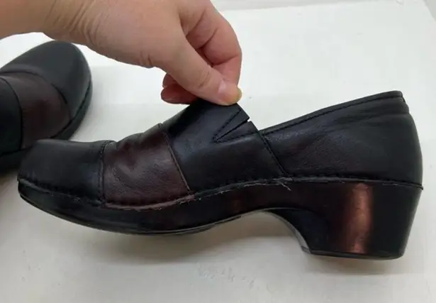 Dansko tenley Women's Brown Black Slip On Clogs Mules nursing Size 41 / US 10.5