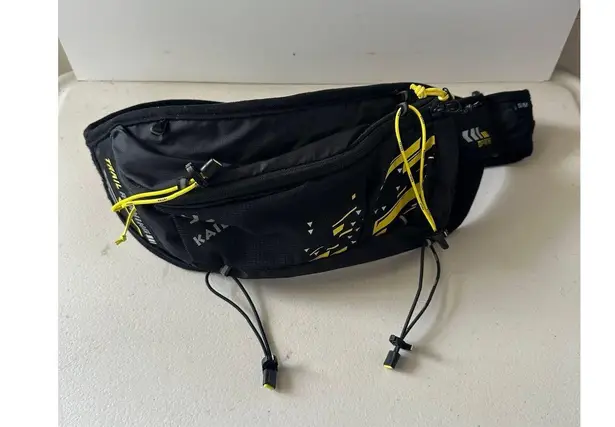 Kailas Unisex Fuga Race Windbreak Trail Running Lightweight Adjustable Waist Bag Black