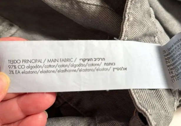 Women’s Brownie Cargo Denim Skirt, Gray, EU 40, US Small Gray