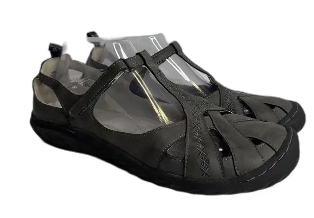 Jbu by Jambu Shoes Womens Size 10 Gray Cynthia Vegan Memory Foam Mary Jane